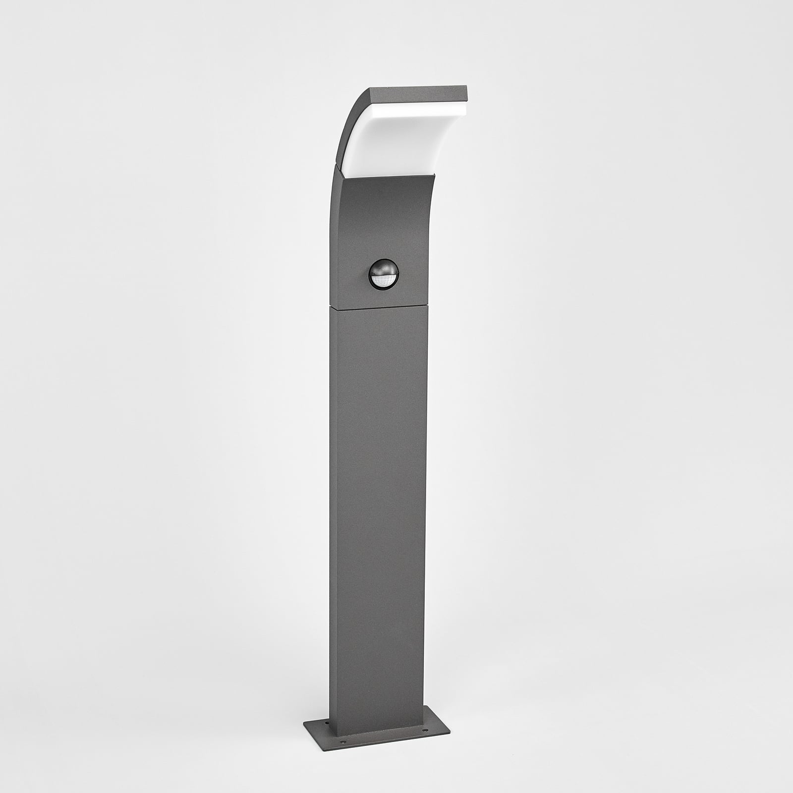 Lucande LED-Wegelampe Timm, Sensor, 60 cm, anthrazit, IP54 Lucande LED-Wegelampe Timm, Sensor, 60 cm, anthrazit, IP54