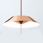 Vibia Mayfiar LED pendant light one-bulb, copper