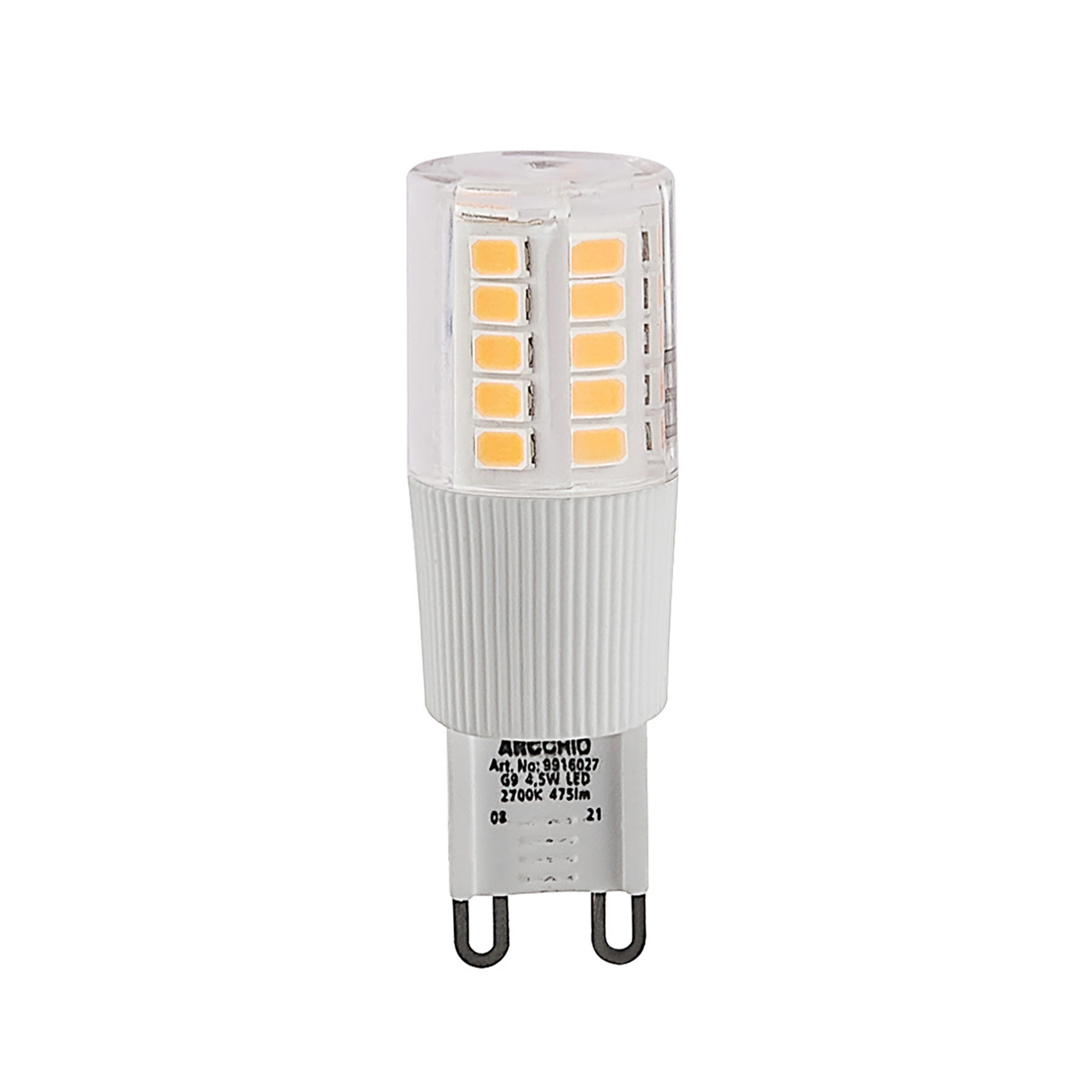 Arcchio, ampoule à broche LED, G9, 4,5 W, claire, 3 000 K, à intensité variable