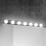Luce per specchio a LED Hollywood, 85 cm 7 luci