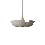 Cycnus Pendelleuchte Ø45 Taupe/Gold - AYTM