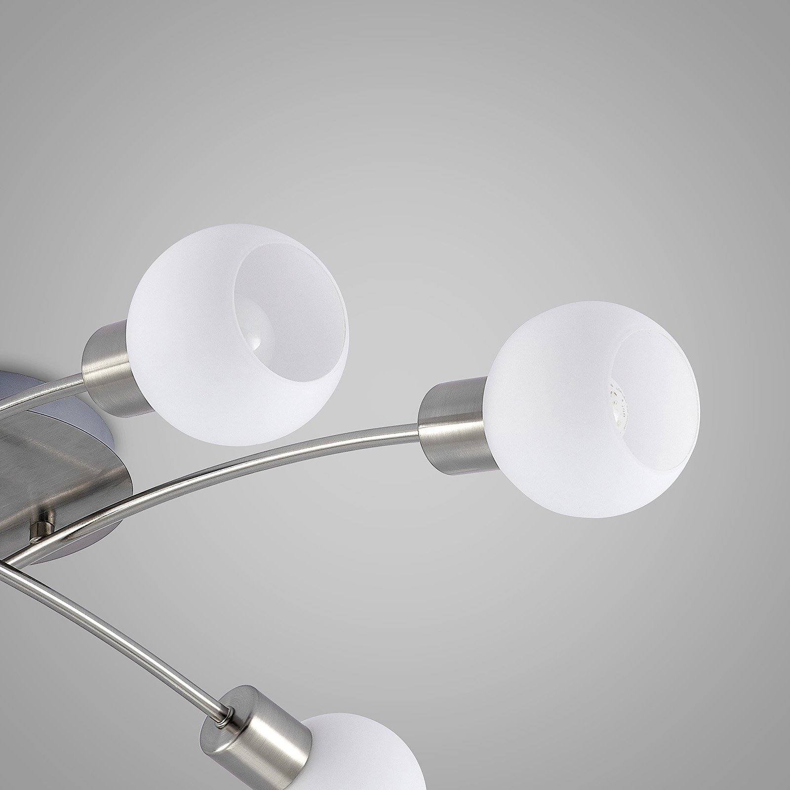 Agmar 6 Ceiling Lamp Nickel - Lindby