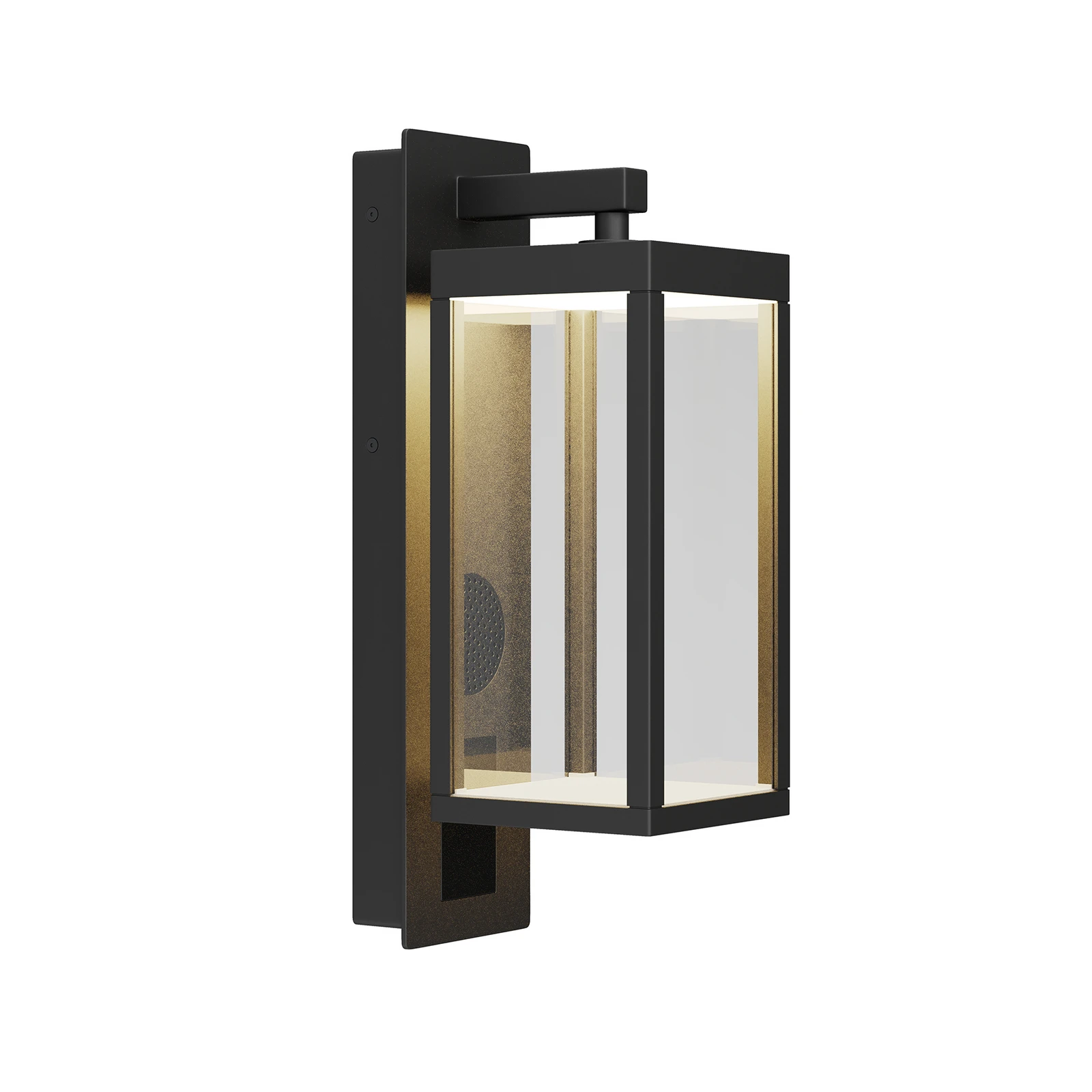 Lucande LED-Außenwandlampe Ferdinand, anthrazit Lautsprecher