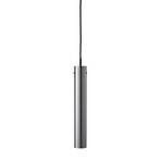 FRANDSEN pendant light FM2014, steel, glossy, height 36 cm