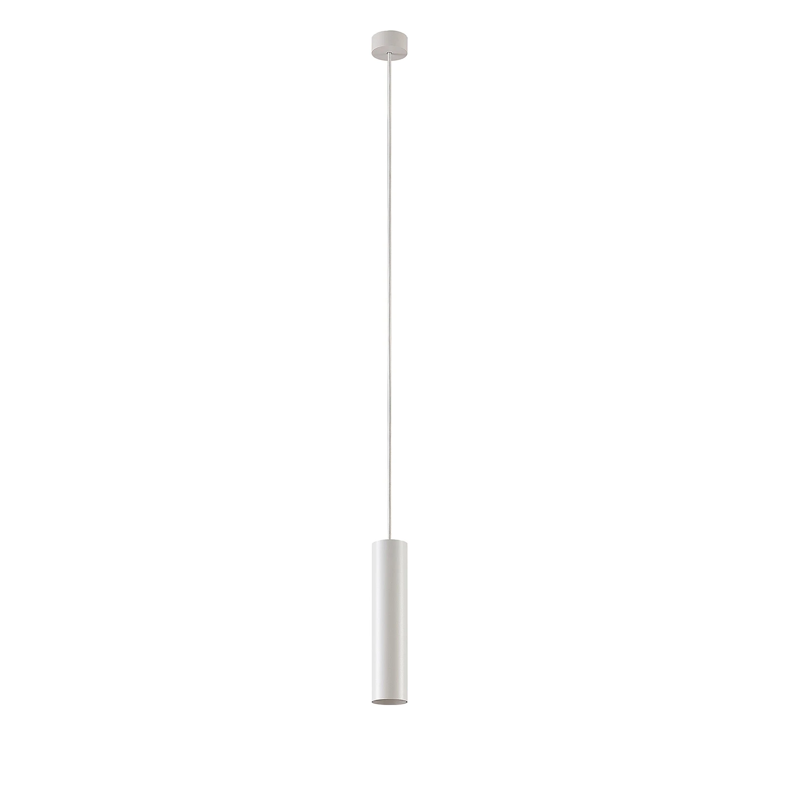 Arcchio hanglamp Ejona, hoogte 27 cm, wit, aluminium