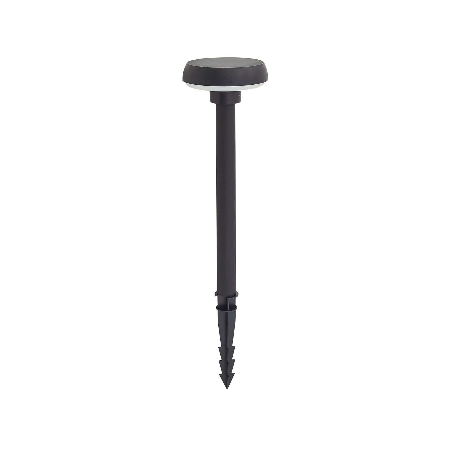 Brinca Solar-LED-Erdspießleuchte schwarz Sensor PC - Lindby
