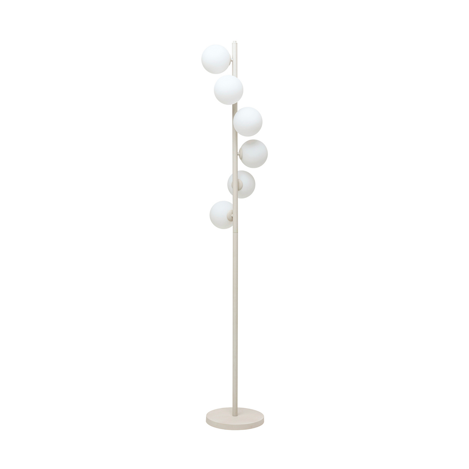 Lampe sur pied KARE Scala Balls, grège, verre, 160 cm, G9