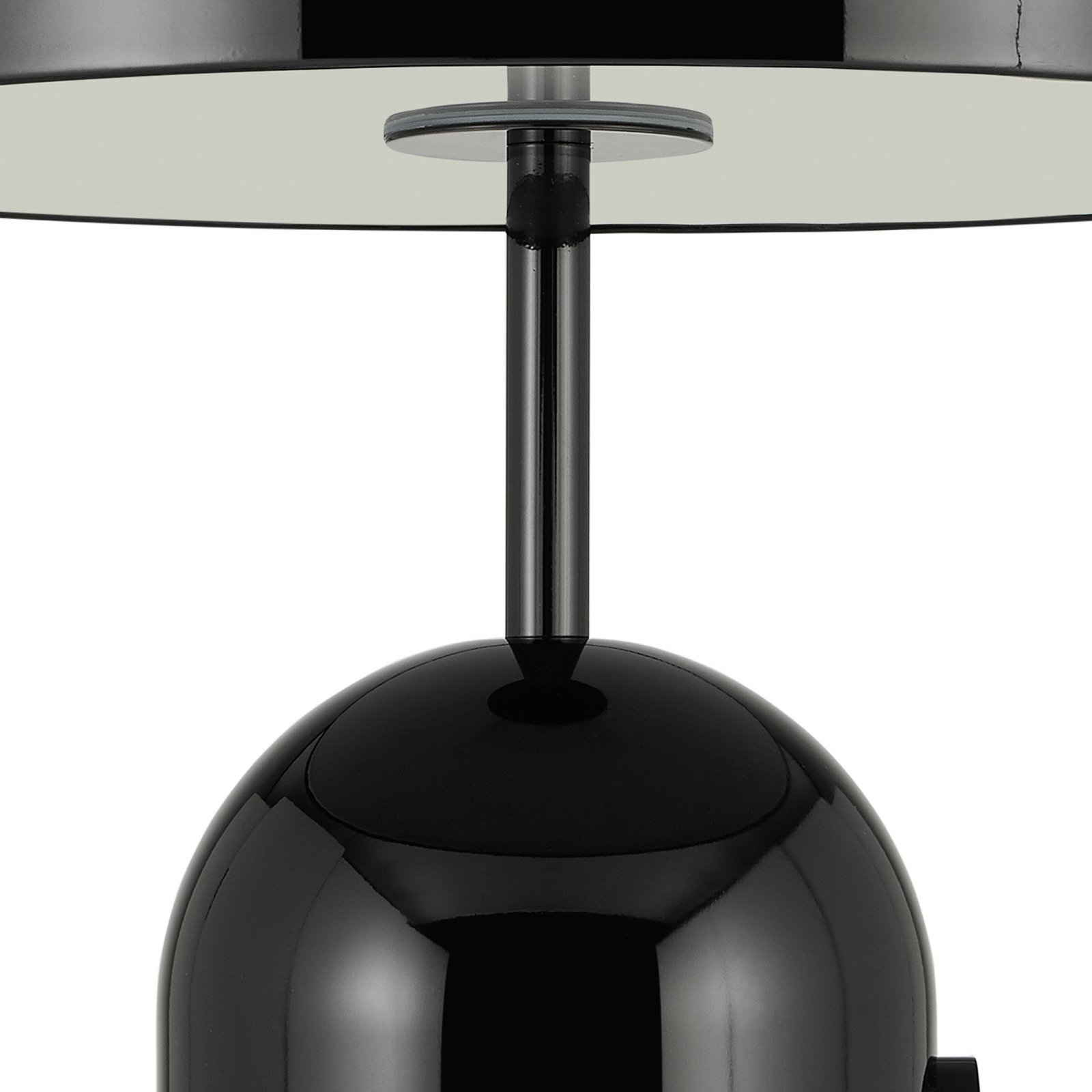 Tom Dixon LED table lamp Bell, black, height 43 cm, steel