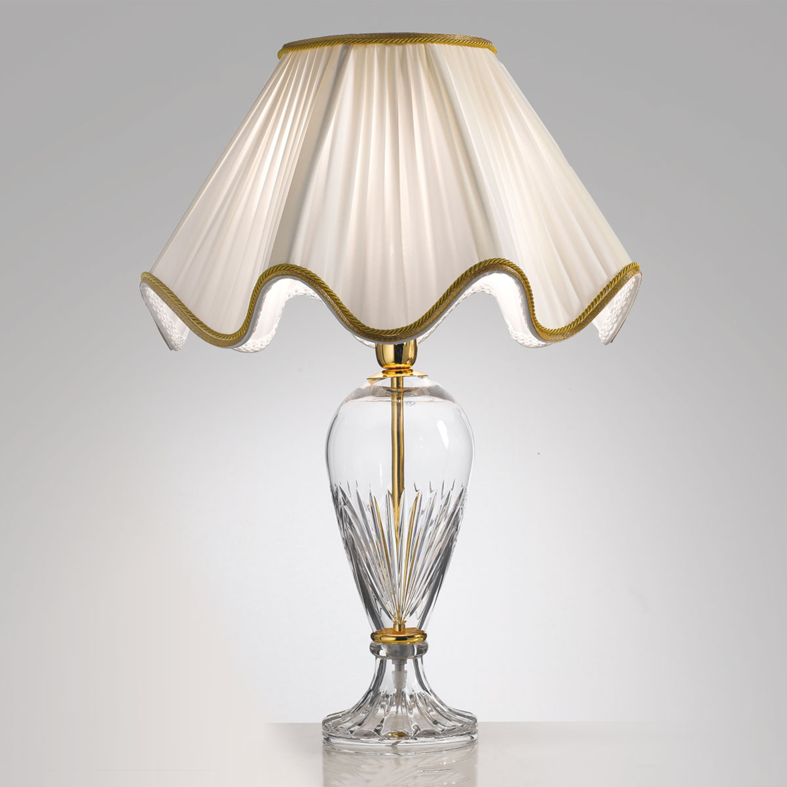 Indrukwekkende tafellamp Belle Epoque, 67 cm