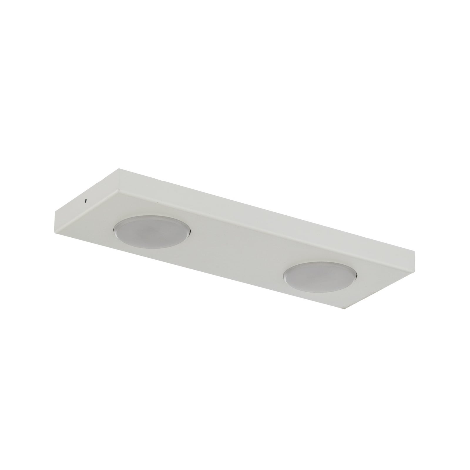 Plafonnier Hero, blanc, à 2 lampes, 35 x 12 cm, métal, GX53