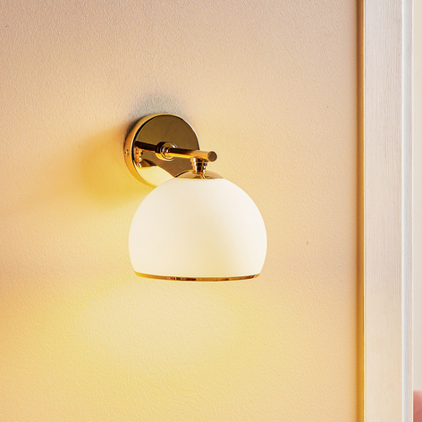 Vegglampe Mina, messing