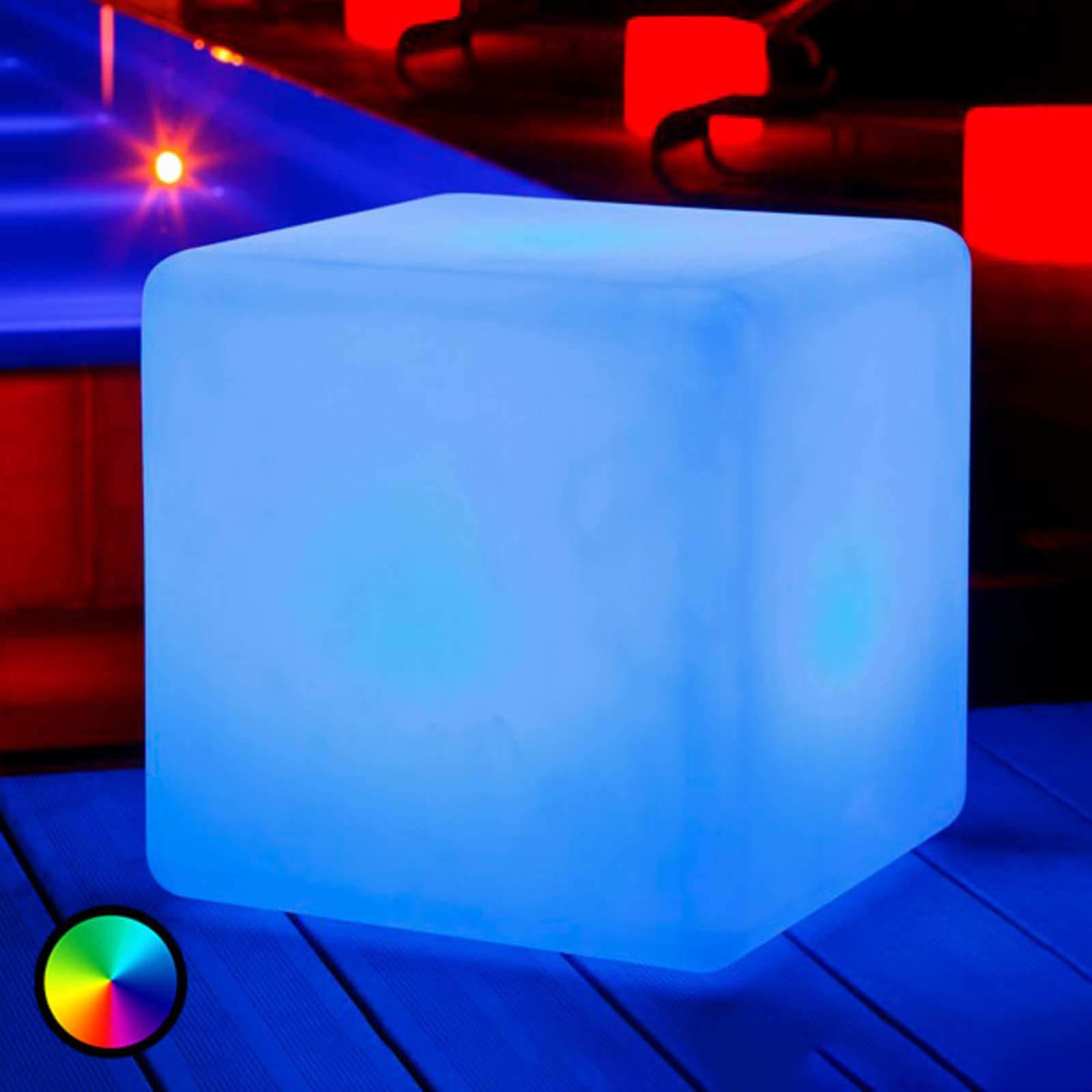 Big Cube - luminous cube - controllable via App