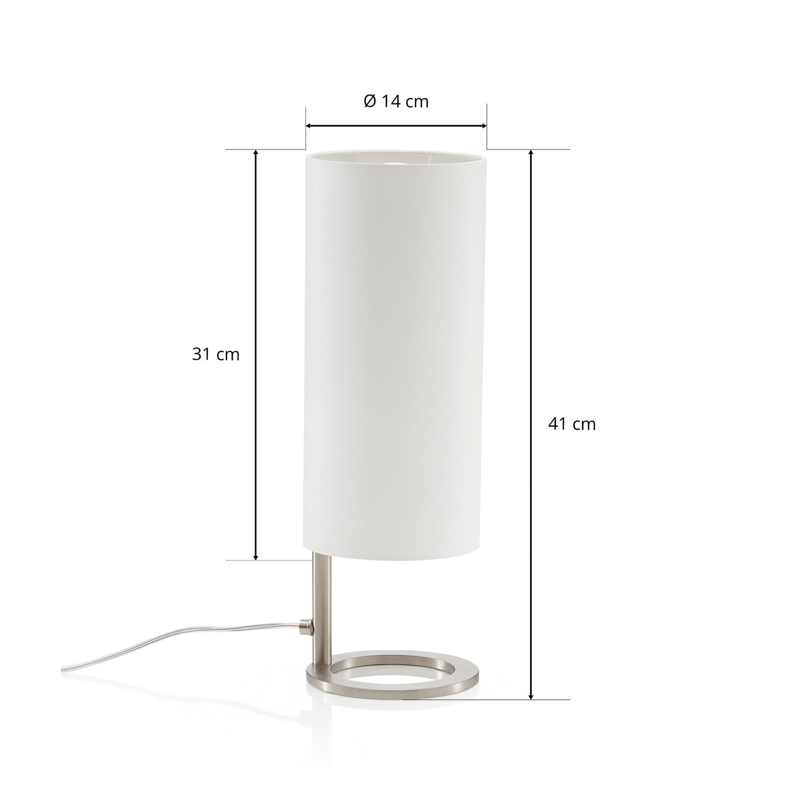 KNAPSTEIN tafellamp MERCY 120 met dimmer