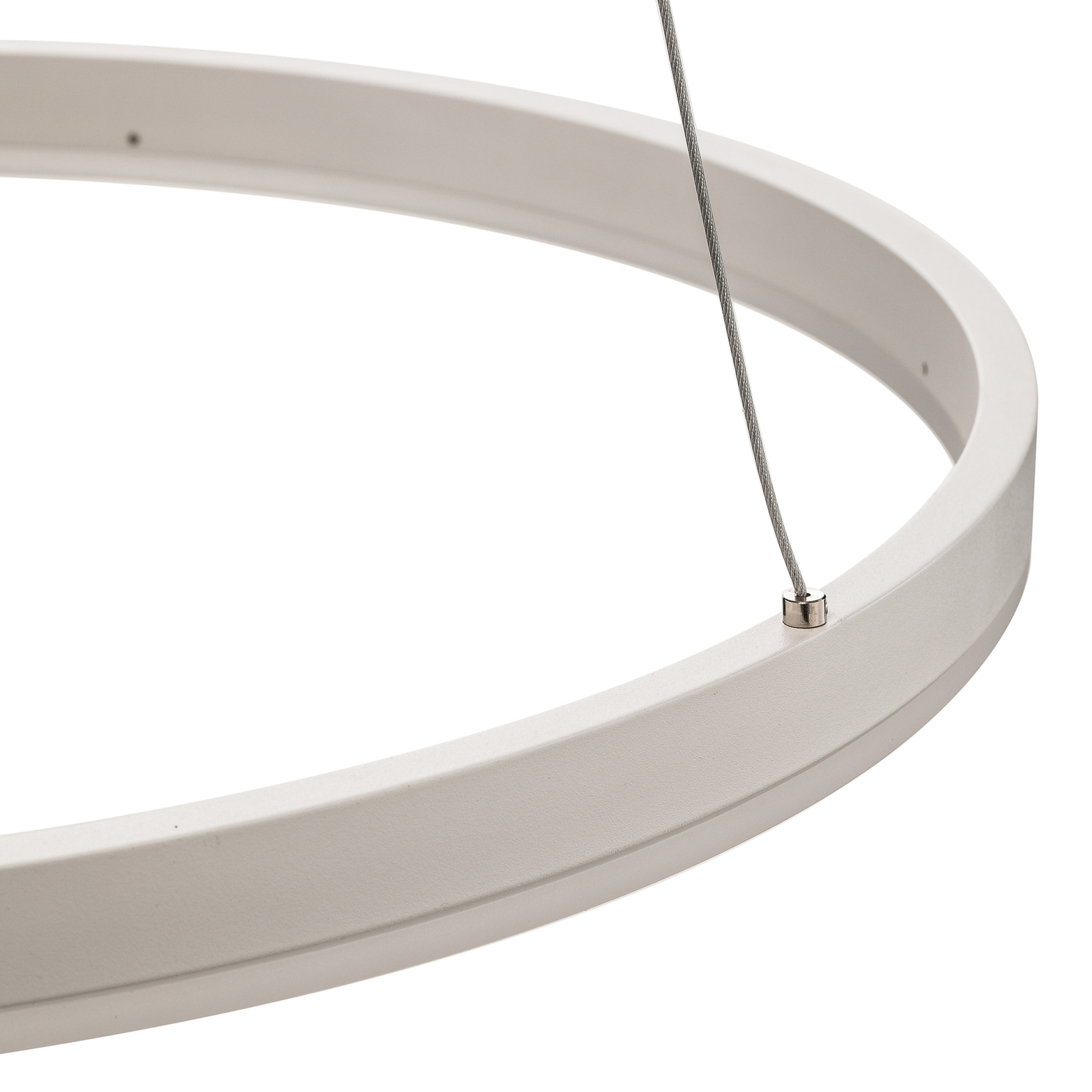 Arcchio Albiona LED pendant light, white, 60 cm