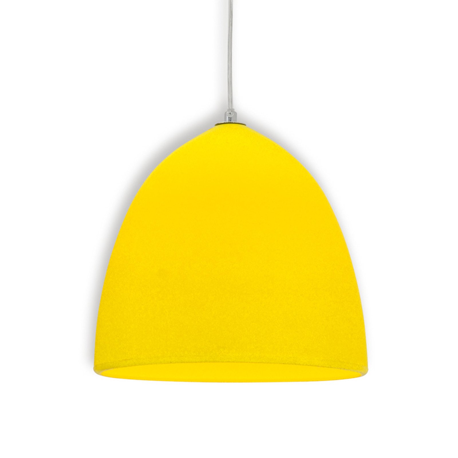 Elegantna viseća svjetiljka od silikona, žuta