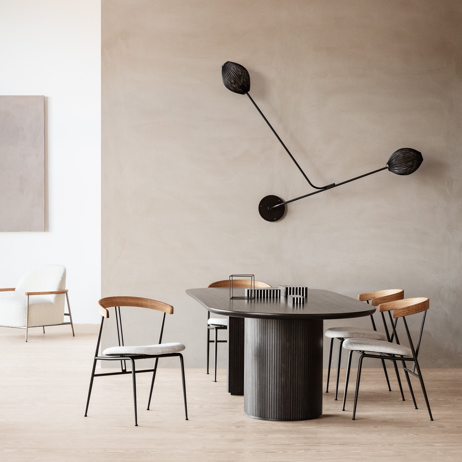 Satellite Wall Lamp Soft Black - GUBI