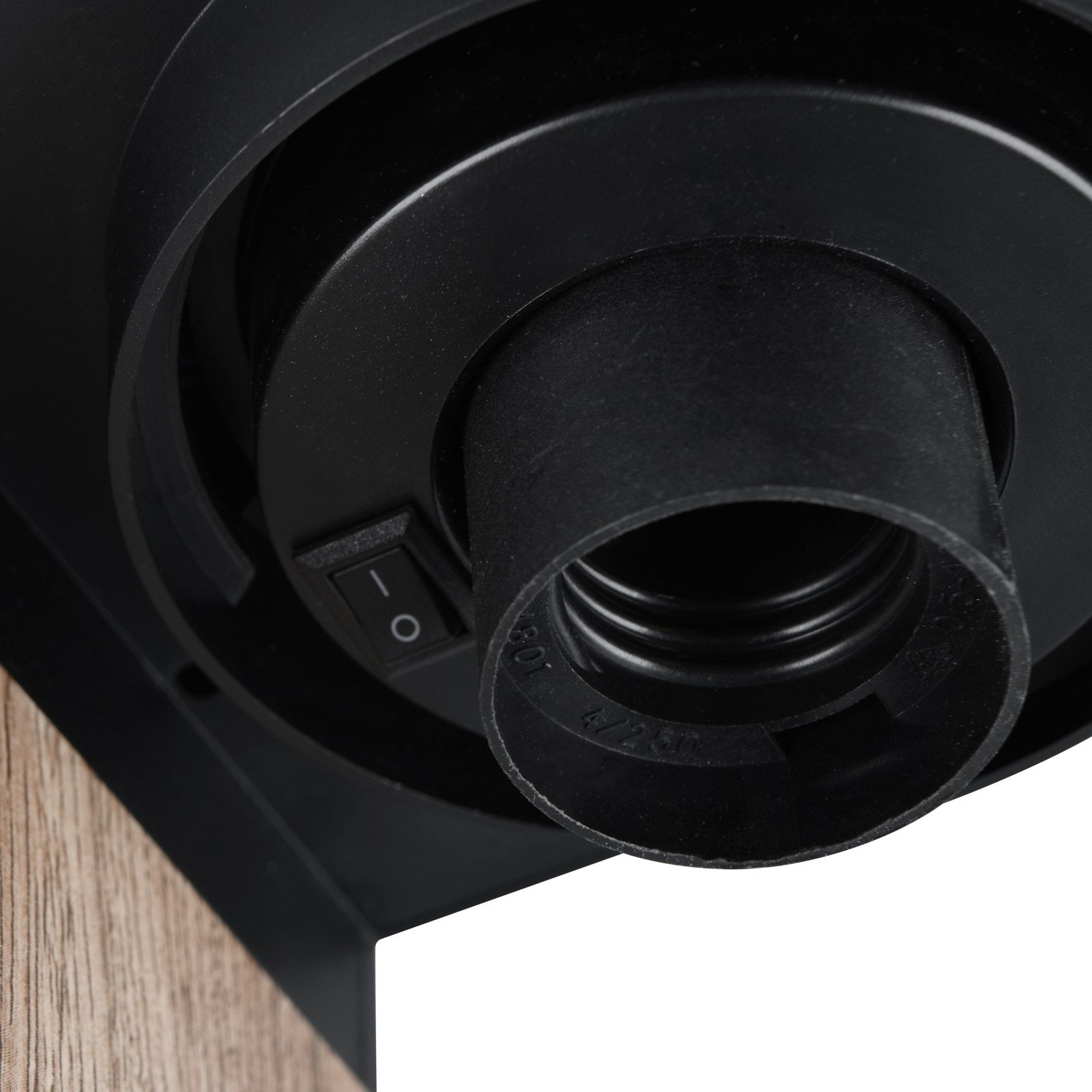 Wegeleuchte ARDILA, Holzoptik, Höhe 65 cm, Metall/Glas, IP44