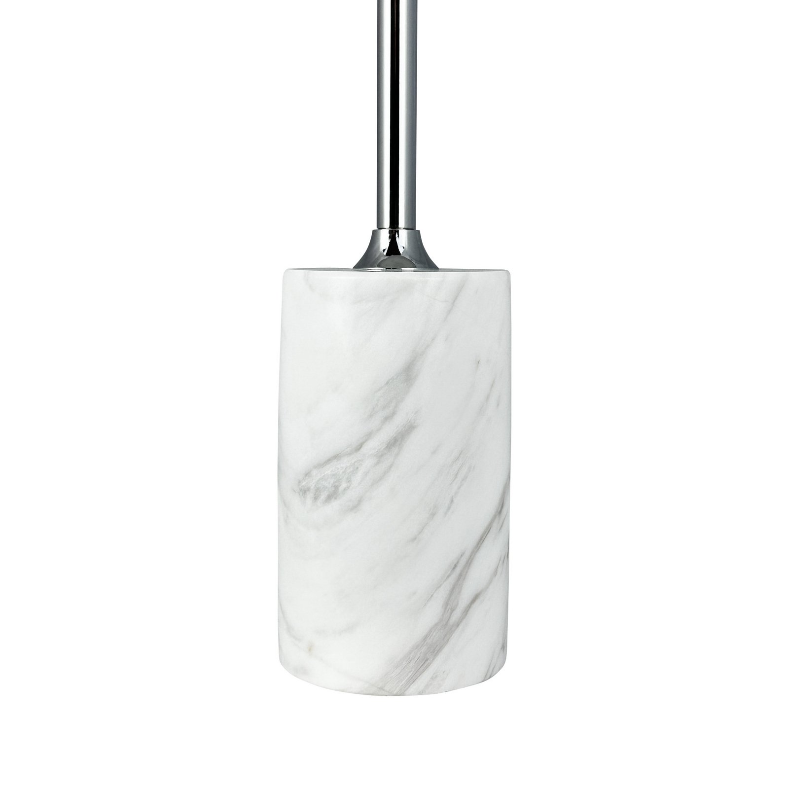 Dyberg Larsen Lampada LED da tavolo a batteria Starlight, cromo/bianco