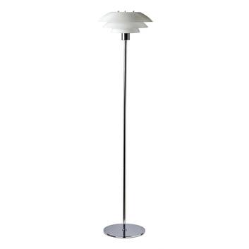 Dyberg Larsen DL31 piantana paralume vetro cromo