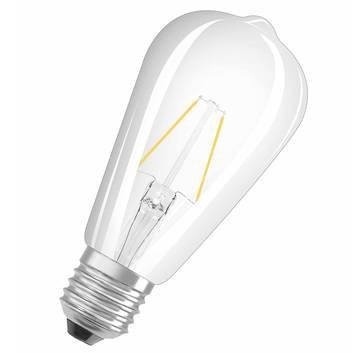 OSRAM LED-Lampe E27 2,5W Rustica 827 klar