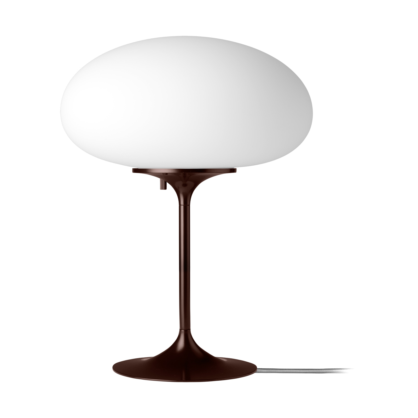 GUBI Stemlite bordlampe, svart-rød, 42 cm