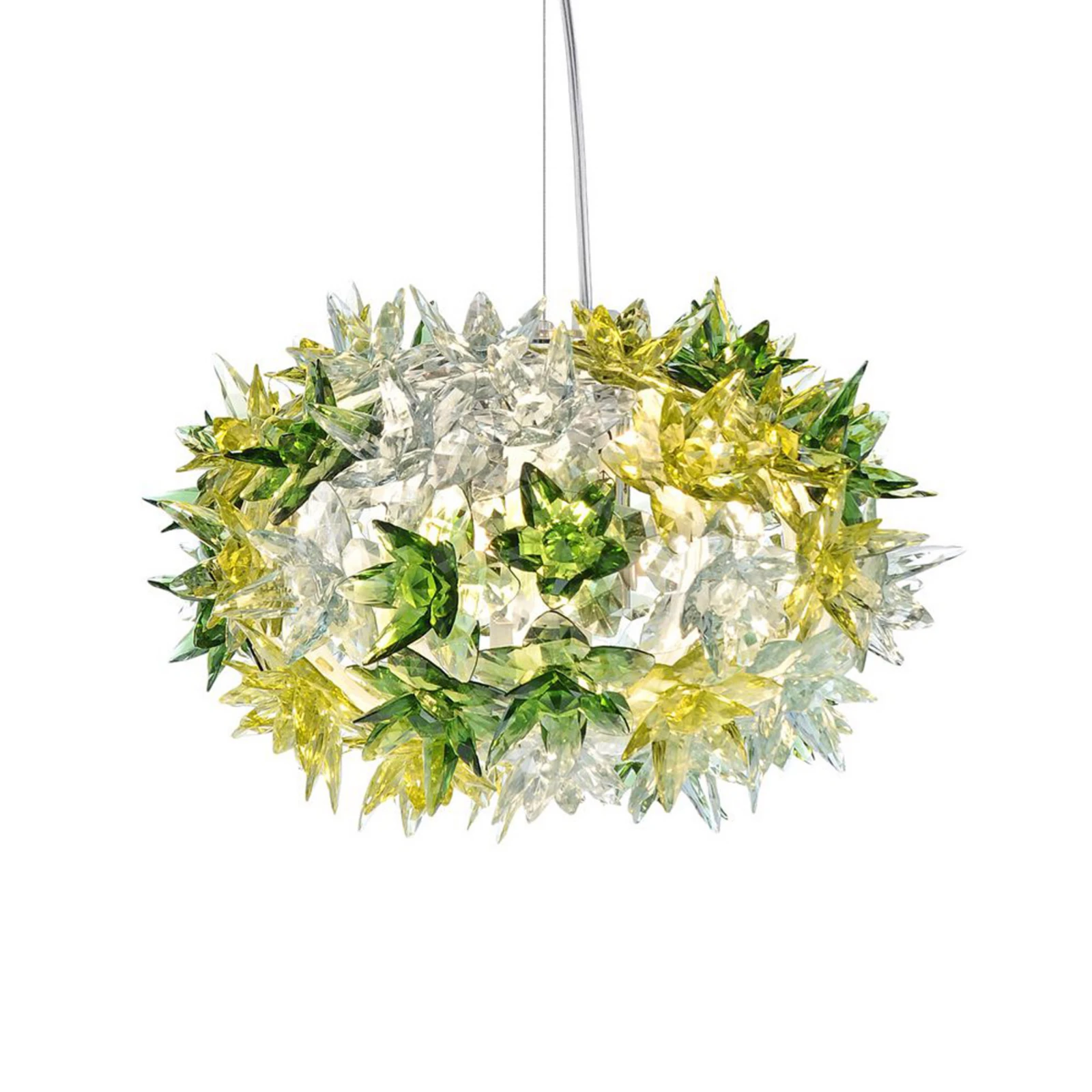 Kartell Bloom S2 LED κρεμαστό φωτιστικό G9, μέντα