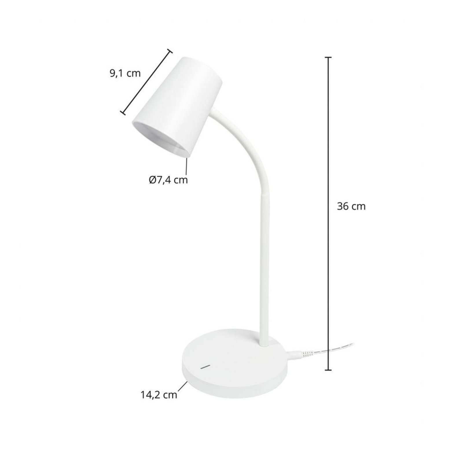 Ailina LED Stolní Lampa White - Lindby