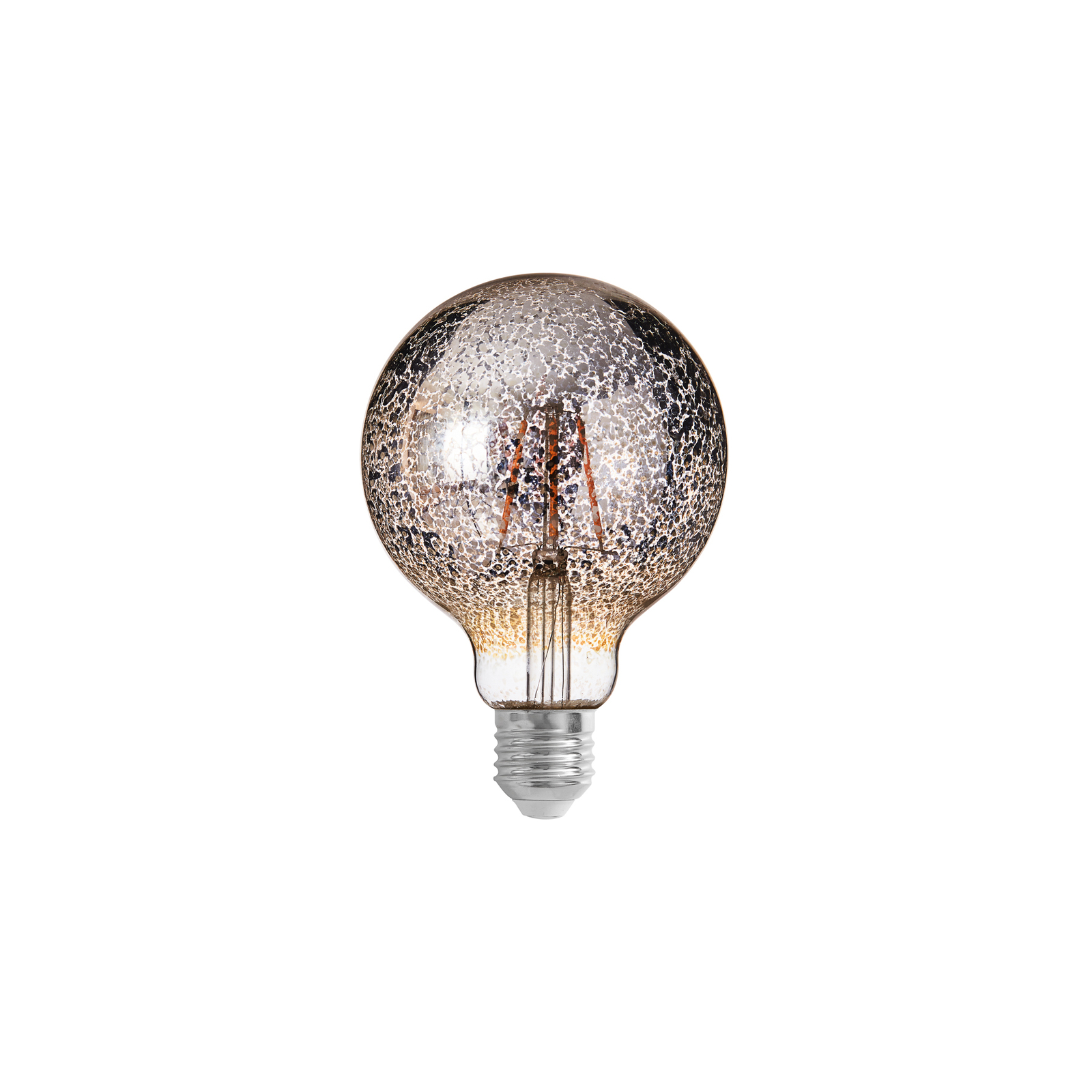 Lucande LED lamp E27 Ø9,5cm 4W 1800K confetti