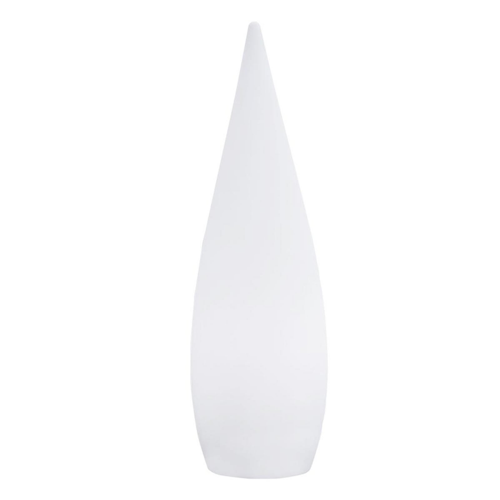 Lámpara LED recargable para terraza «Classy», color blanco, altura 120 cm, RGBW