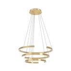 Závěsné světlo Stars of Light Labonete, zlatá, 80 cm, 3 žárovky, CCT