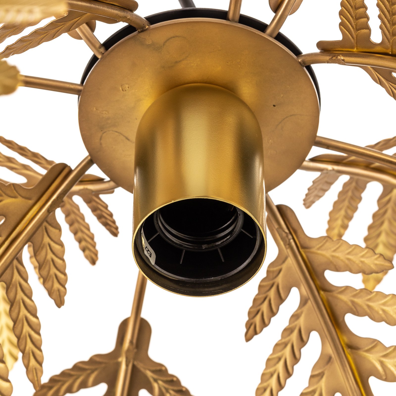 Hanglamp Dubai, palmdecor, Ø 50cm, goud