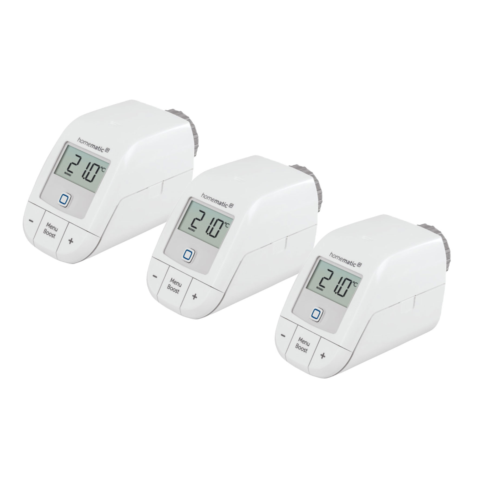 3x Homematic IP termostat topného tělesa basic