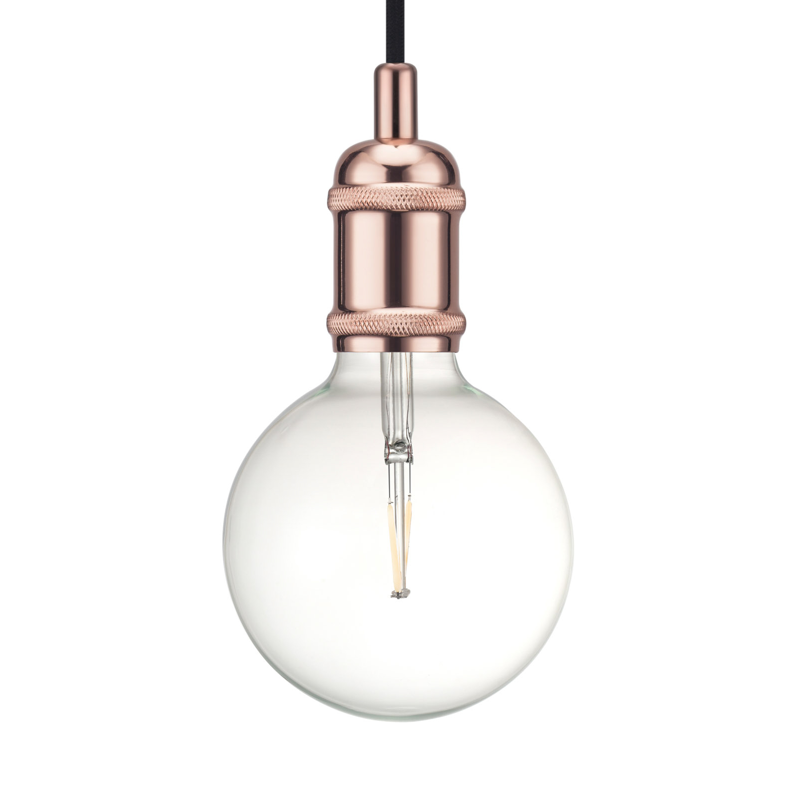 Avra – minimalist hanging lamp in copper