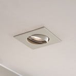 Prios Downlight Fibur, beige, 9 cm
