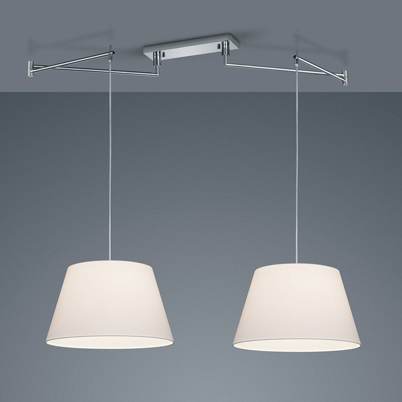 Helestra Certo hanglamp conisch 2-lamps