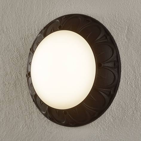 Rita GX53 vegglampe, svart opal, 3 000 K