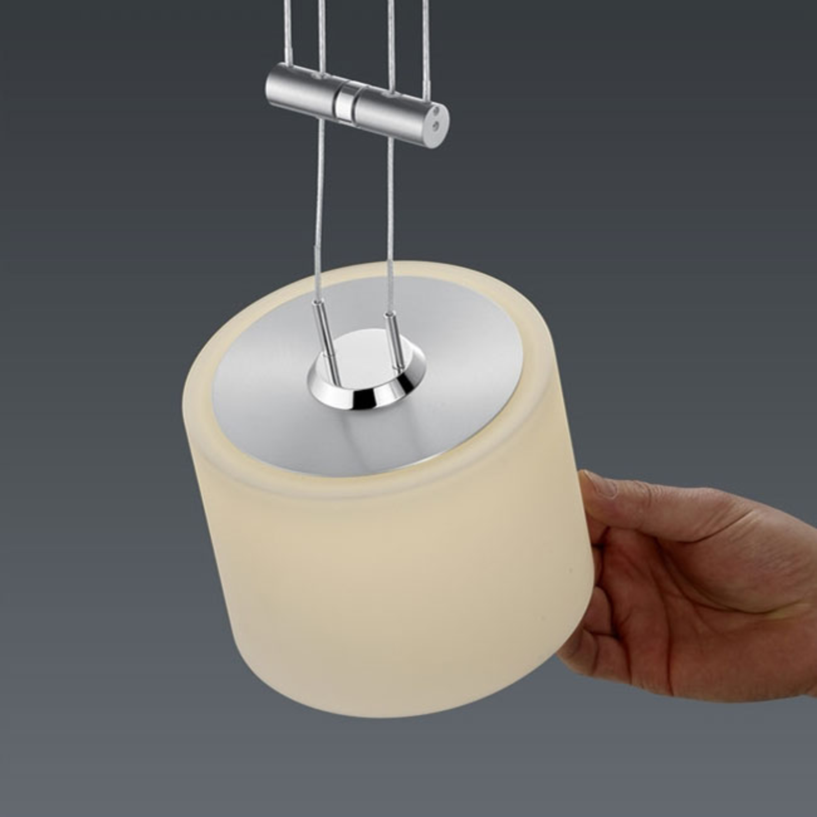 BANKAMP Grazia LED-hanglamp ZigBee voor 3-lamps