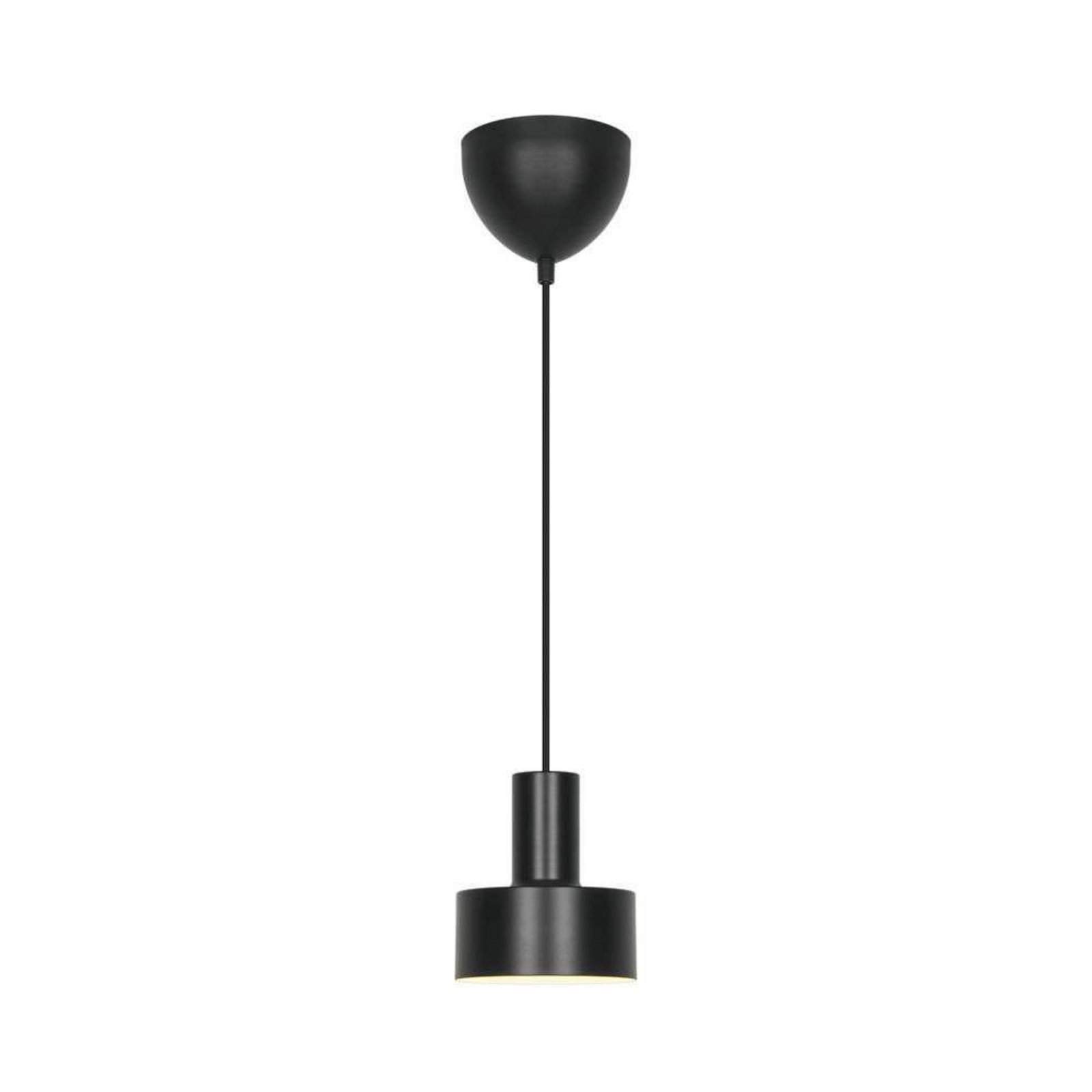 Hängeleuchte Matis, schwarz, Ø 13 cm, Metall