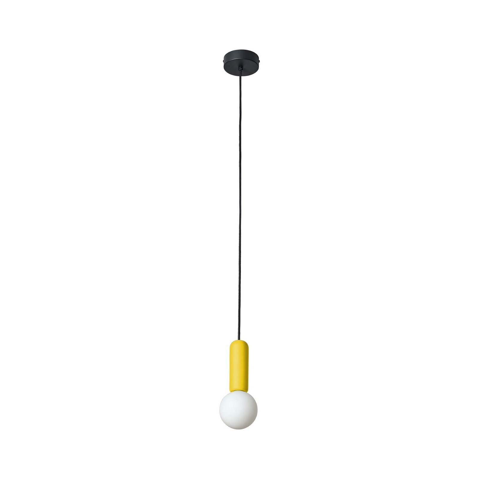 OSRAM Decor Concrete Mic pendant light, yellow, concrete, G9