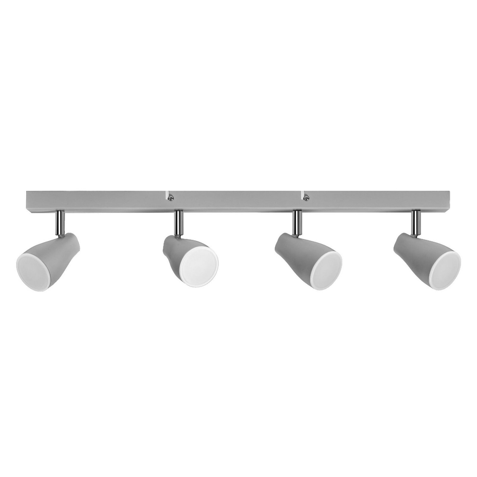 OSRAM plafondspot PEAR, grijs, 4-lamps, GU10-LED 2.700 K