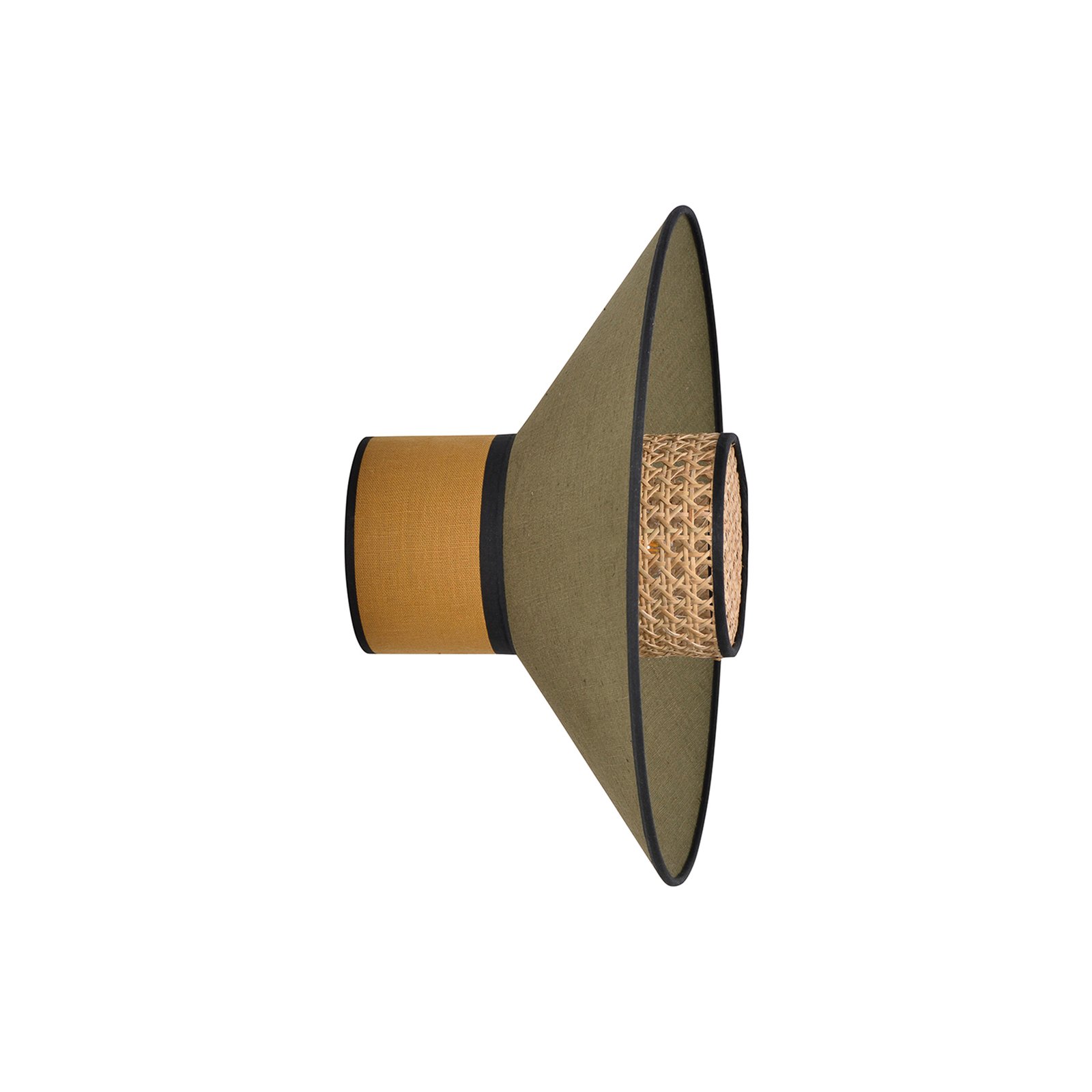 Singapour Wandleuchte, khaki/curry - MARKET SET Singapour Wandleuchte, khaki/curry - MARKET SET