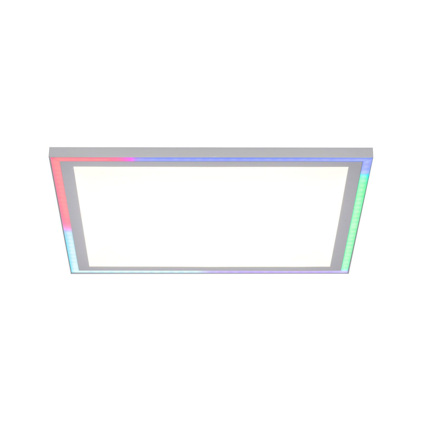 Plafonnier LED Edging, CCT + RVB, 40x40 cm