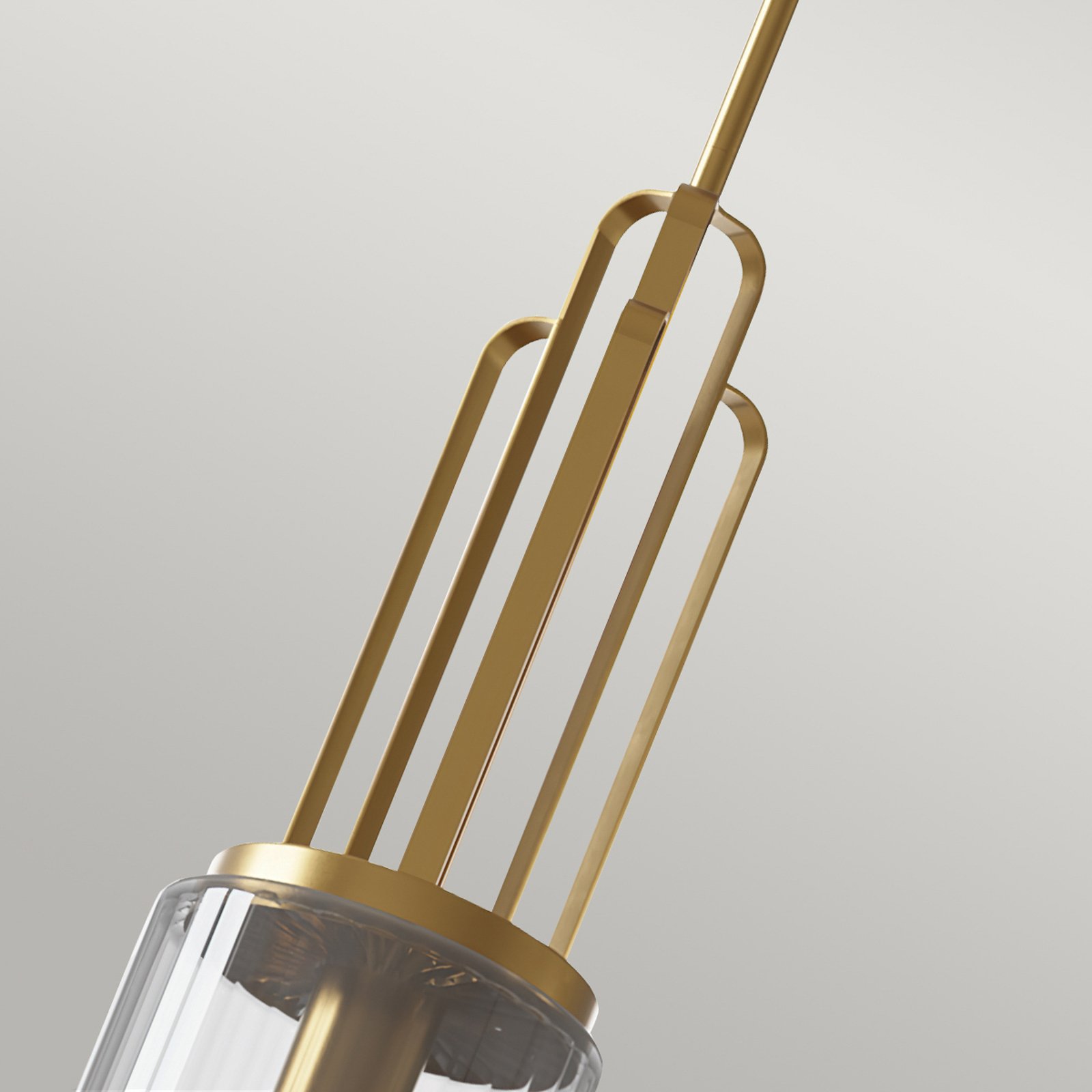 Kimrose lampă suspendată, 1 bec, alamă