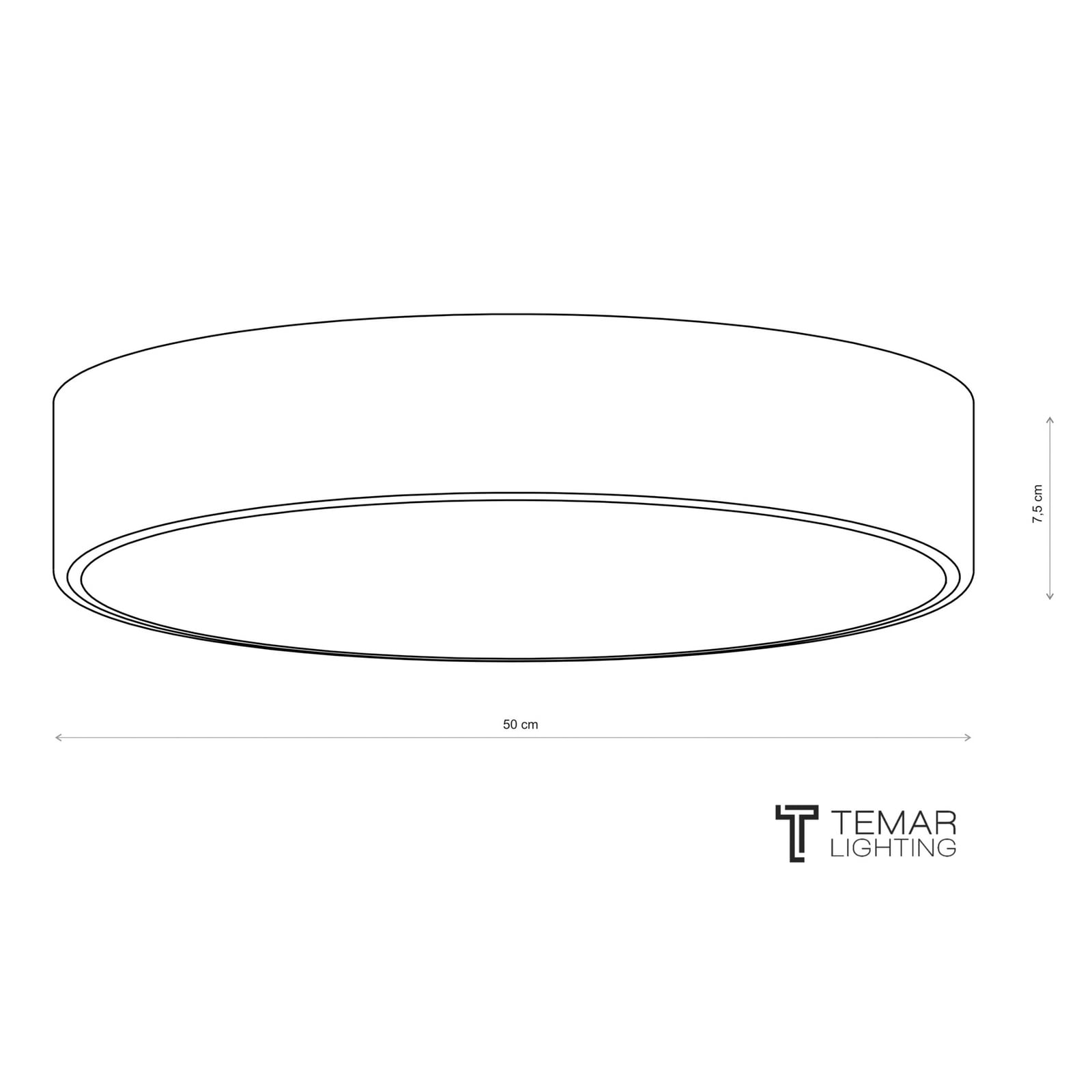 Cleo loftlampe, Ø 50 cm, IP20, guldfarvet, metal, E27