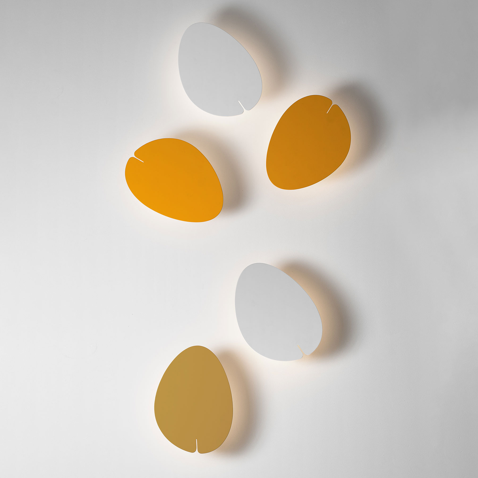 Martinelli Luce Lucciola-LED-seinälamppu keltainen