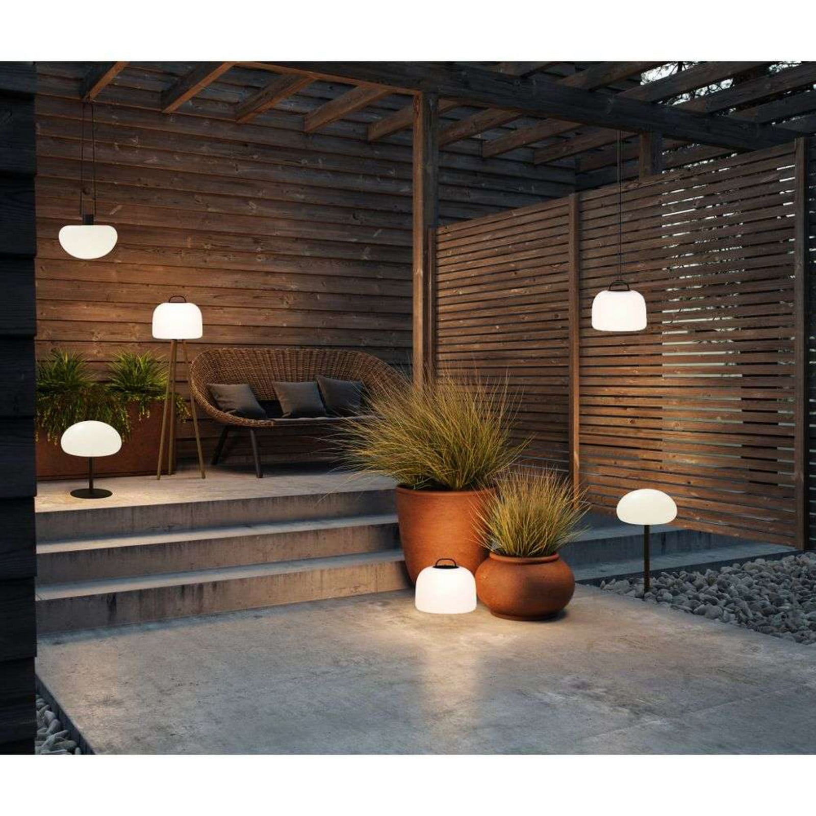 Kettle To-Go 36 udendørslampe IP65 grøn Nordlux - Terrasse - Plastik billede