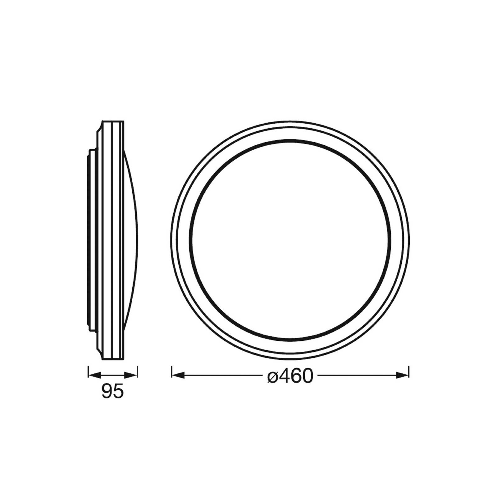 LEDVANCE SMART+ WiFi Orbis Circle CCT RGB czarna