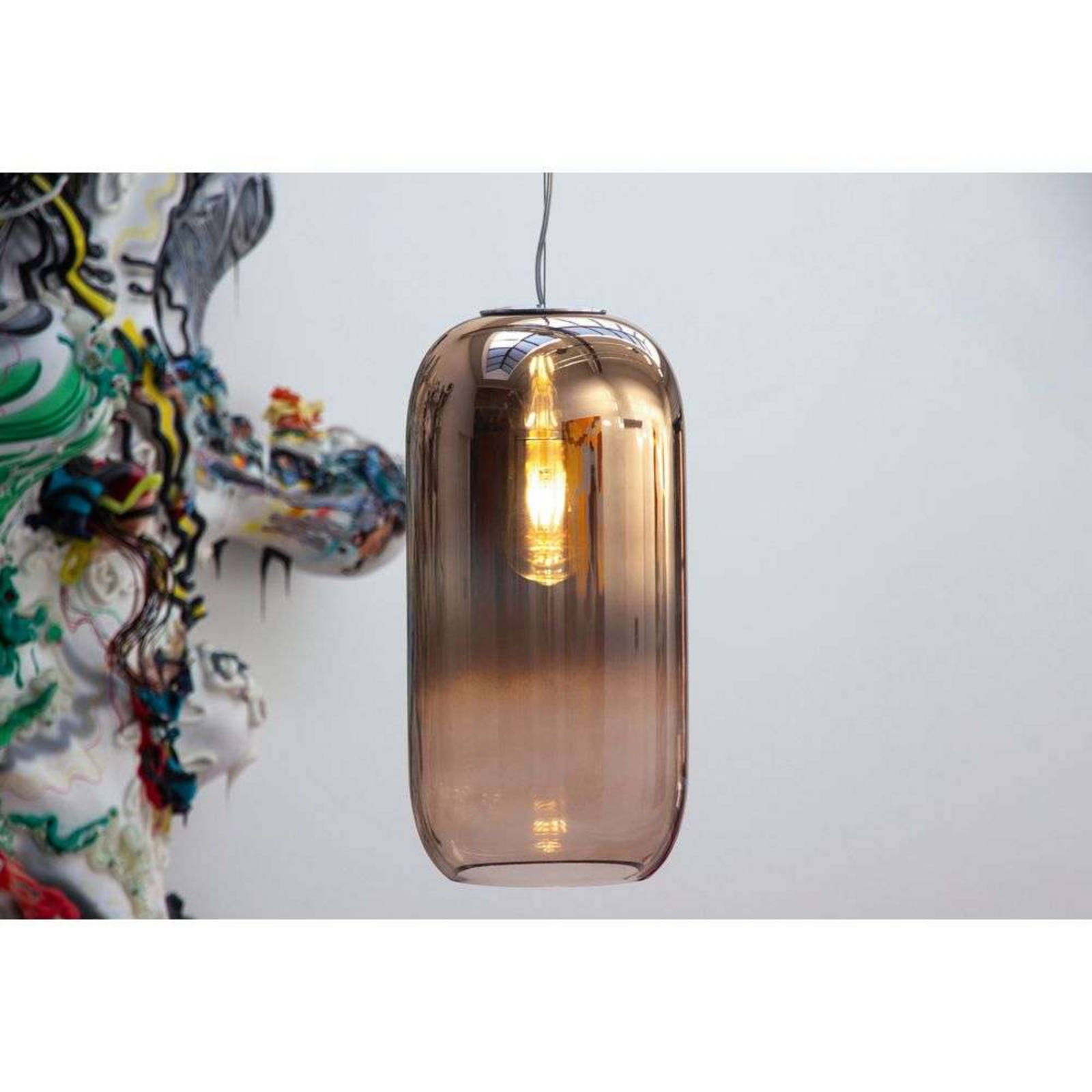 Gople Lustră Pendul Copper/Black  - Artemide