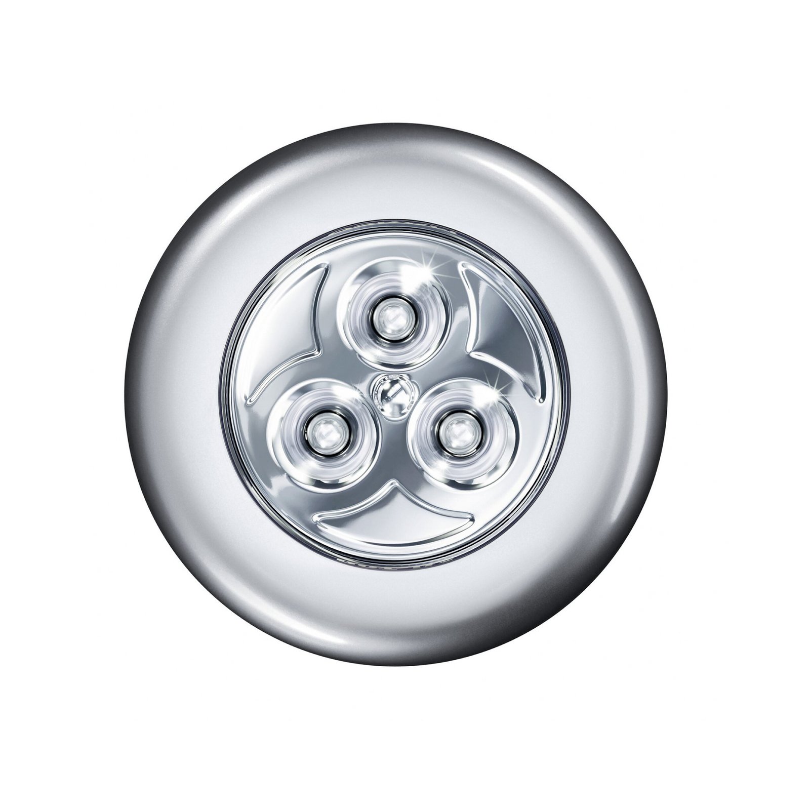OSRAM LED-Möbelleuchte DOT-IT-CLASSIC, silber, Batterie, dim