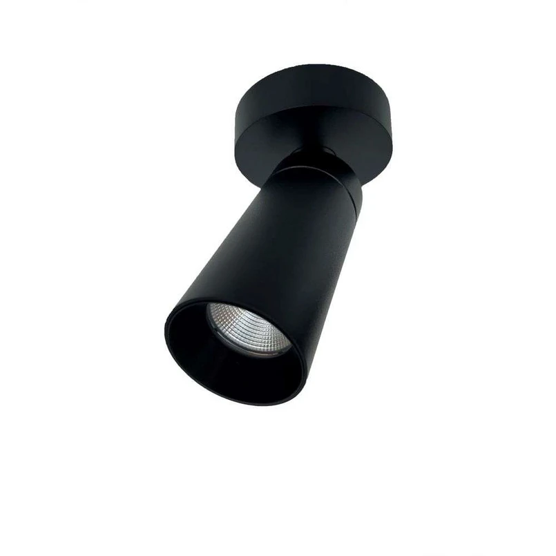 ANTIDARK - S16 Fast monteret spot, 17,9 cm, sort, 2700K